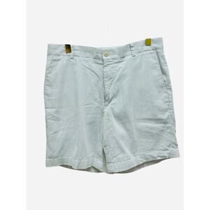 Southern Tide 34 Striped Shorts Mens Shipjack Brown White Classic Fit Cotton
